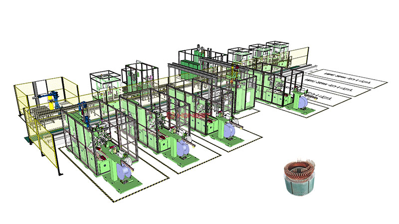 你并不知道的新能源扁线定子生产线信息--为你节省时间！