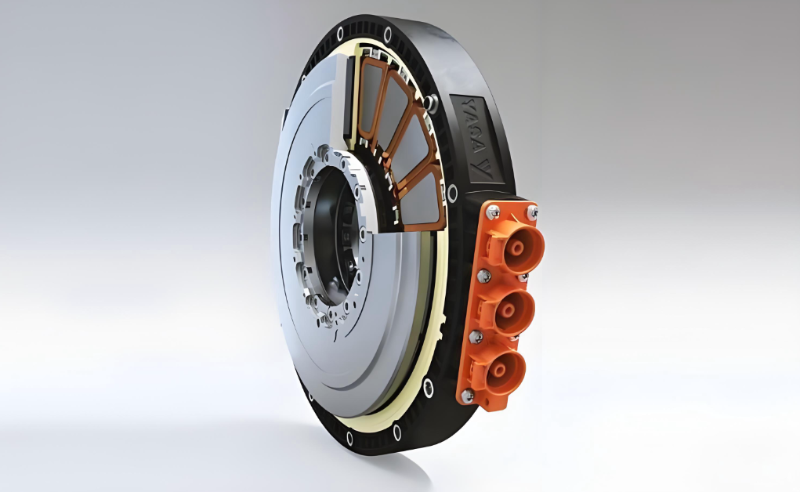 轴向磁通电机扁平