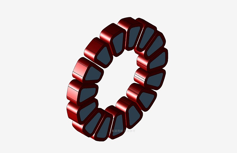 轴向磁通电机-网图做了说明